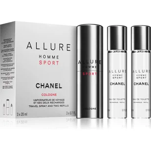 Chanel Allure Sport Homme woda kolońska 3x20 - Wody i perfumy męskie - miniaturka - grafika 1