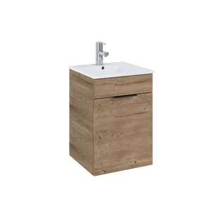 ELITA SET QUBO PLUS 40 1D DĄB CANELA 168769 - Szafki łazienkowe - miniaturka - grafika 1