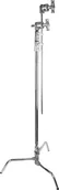 Statywy i uchwyty do lamp - Statyw oświetleniowy Kupo CT-40MK 40" Master C-Stand with Turtle Base Kit - Silver - miniaturka - grafika 1
