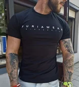Koszulki męskie - Koszulka męska czarna Furia Wear - miniaturka - grafika 1