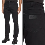 Spodnie męskie - Wrangler LARSTON SLIM TAPERED Atmosphere ZWĘŻANE CZARNY DżINS W32 L34 - miniaturka - grafika 1