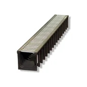 Rynny i akcesoria - Scala Kanał SAB A15 PP ruszt ocyn 100x100 mm 1m - miniaturka - grafika 1