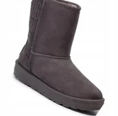 Śniegowce damskie - Śniegowce BIG Star EE274417 Szare r.37 - miniaturka - grafika 1