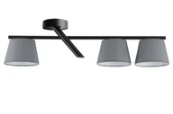 Lampy sufitowe - Sigma 32221 Nowoczesna lampa sufitowa OLE czarny/szary OP.OŚW. 3PŁ 32221 - miniaturka - grafika 1