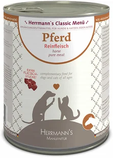 Herrmanns Konina karma uzupełniająca - 6 x 800 g - Mokra karma dla kotów - miniaturka - grafika 1