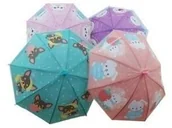 Parasolki dla dzieci - Parasol dziecięcy z gwizdkiem Pluszaczki mix - miniaturka - grafika 1