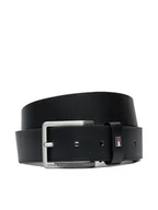 Paski - Tommy Hilfiger Pasek Męski Oliver AM0AM12554 Czarny - miniaturka - grafika 1