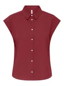 Koszule damskie - ONLY Koszula "Nova" w kolorze czerwonym - miniaturka - grafika 1