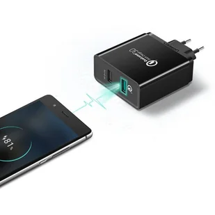 Ugreen ładowarka sieciowa Quick Charge 3.0 2x USB 30W 3A czarny (30914) - Ładowarki do telefonów - miniaturka - grafika 7