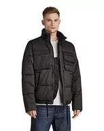 Kurtki męskie - G-STAR RAW Attac Utility męska kurtka pikowana uniseks, Czarny (Dk Black D21937-D199-6484), XS - miniaturka - grafika 1