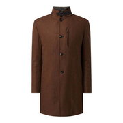 Płaszcz z plisą w kontrastowym kolorze model Rivano - Windsor