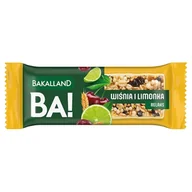 Batoniki - Bakalland BA! Ba! Lans Baton Wiśnia Z Limonką, 38 g, Brak - miniaturka - grafika 1