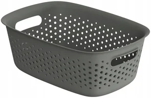 POJEMNIK PLASTIKOWY MAŁY UNIWERSALNY DO DOMU MOXOM OPENSTORE 3,5 L SZARY - Meble modułowe i akcesoria - miniaturka - grafika 1