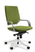Fotele i krzesła biurowe - Fotel biurowy, obrotowy, Apollo M, biały, olive - miniaturka - grafika 1