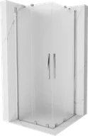 Kabiny prysznicowe - Mexen Velar Duo kabina prysznicowa rozsuwana 100x100 cm, szron, chrom - 871-100-100-32-01 - miniaturka - grafika 1