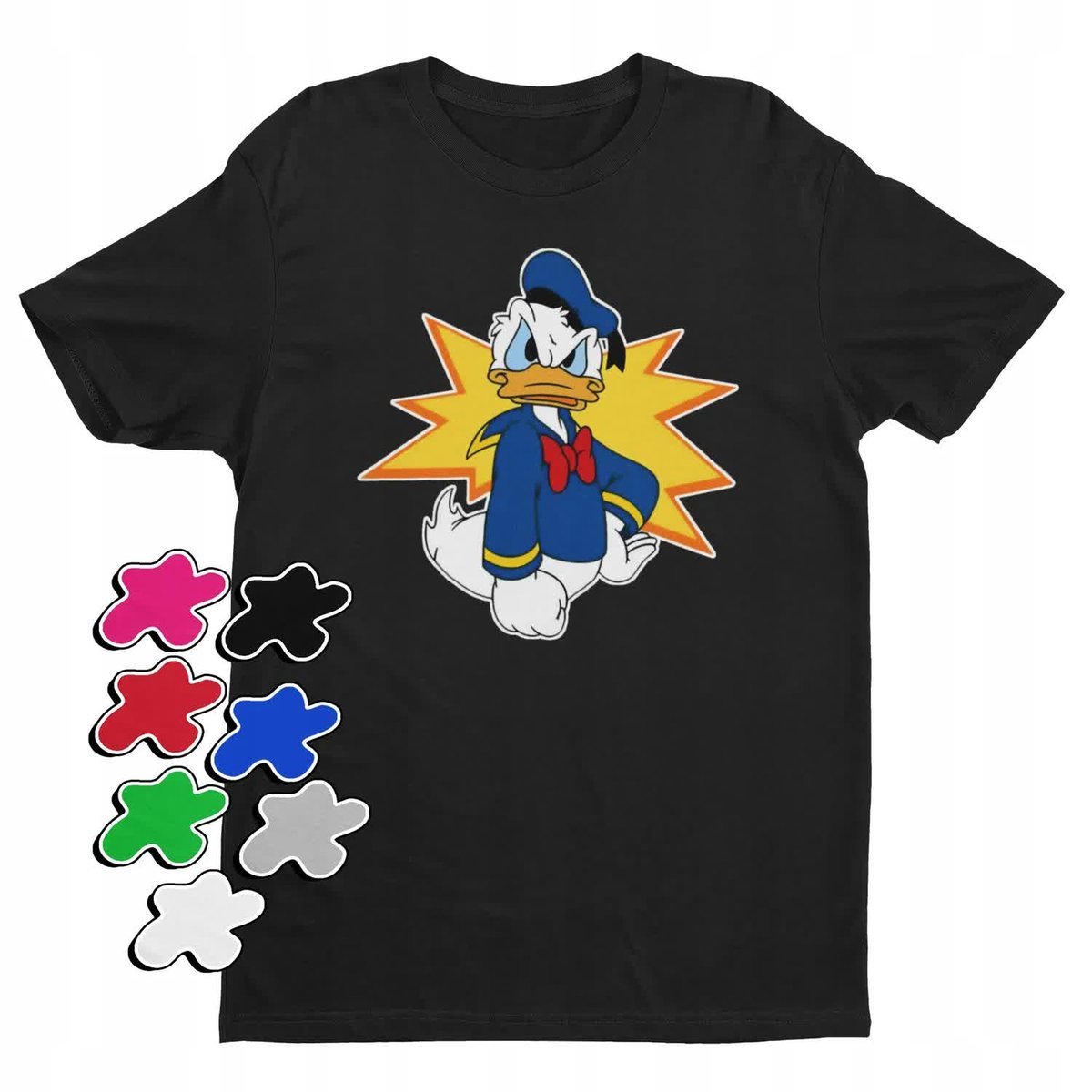 Koszulka T-Shirt Dziecięca Z Nadrukiem Myszka Miki Donald -L 146-152