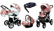 Wózki dziecięce - BabyLux Tropical 4w1 + baza Isofix 5903890852757 - miniaturka - grafika 1