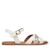 Buty dla dziewczynek - Sandały Tommy Hilfiger T3A2-34280-0326 D Biały - miniaturka - grafika 1