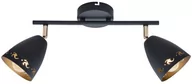 Lampy sufitowe - Candellux Listwa lampa sufitowa plafon spot Coty 2x40W E14 czarna 92-67166 - miniaturka - grafika 1