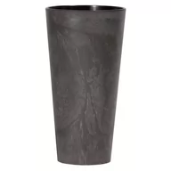 Donice - Prosperplast Donica wysoka betonowa Tubus Slim śr.25cm plastikowa antracyt - miniaturka - grafika 1