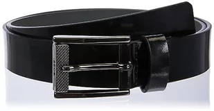 BOSS Męski pasek Luke-BOff_Sz30, Black1, 110, czarny (Black1) - Paski - miniaturka - grafika 1