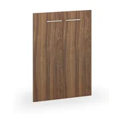 Inne meble biurowe - Drzwi skrzydłowe, para, wysokość 1042 mm, orzech - miniaturka - grafika 1