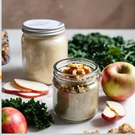 Pasty warzywne - Wegański smalec z jabłkiem, jarmużem i skwarkami z BioTofu - 300g - miniaturka - grafika 1