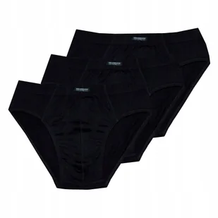 Henderson 3Pak 100% Bawełna Slipy Czarne Rozm Xxl - Majtki męskie - miniaturka - grafika 1
