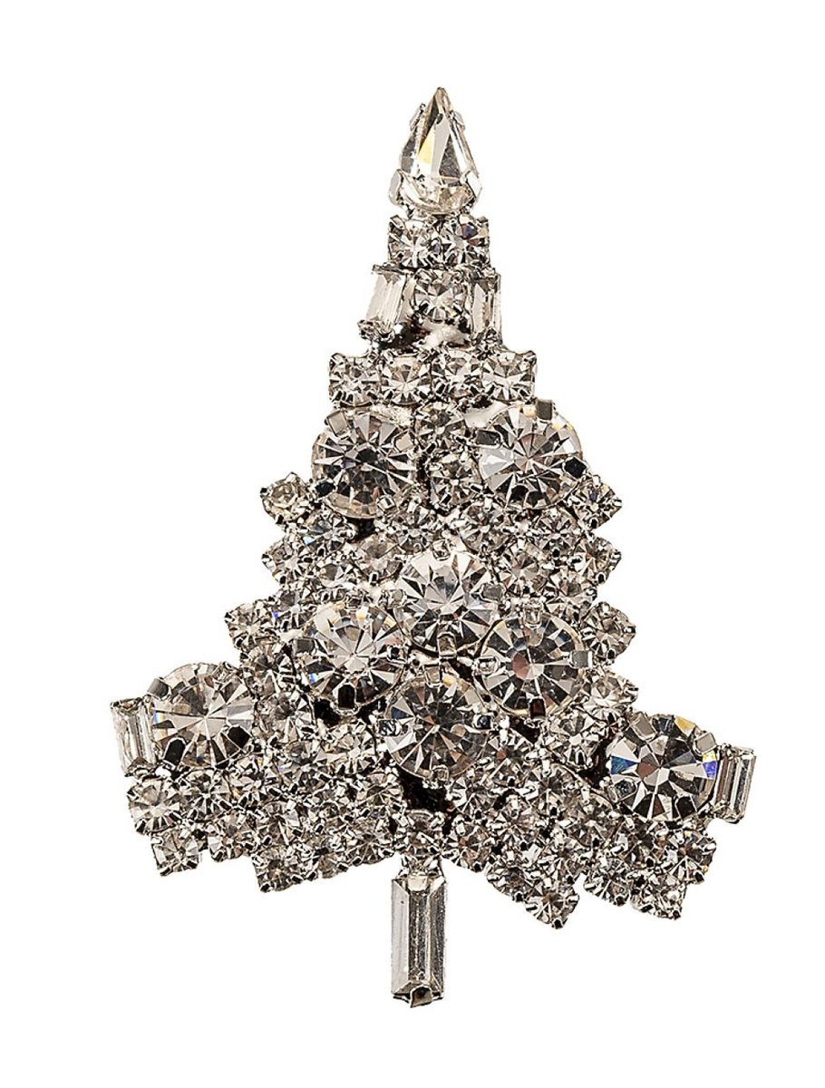 Świąteczna Choinka broszka 6 cm Noel