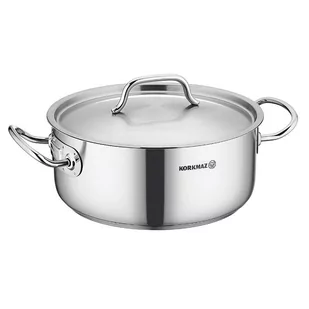 Korkmaz GARNEK STALOWY 18/10 36x21cm 20.4L PROLINE GASTRO A2726 - Garnki - miniaturka - grafika 1