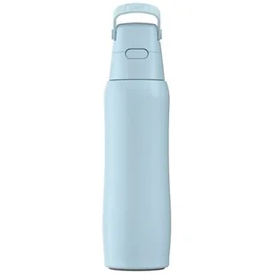Butelka filtrująca DAFI Doda Solid Steel Cold 500 ml Dove Blue - Butelki filtrujące - miniaturka - grafika 1
