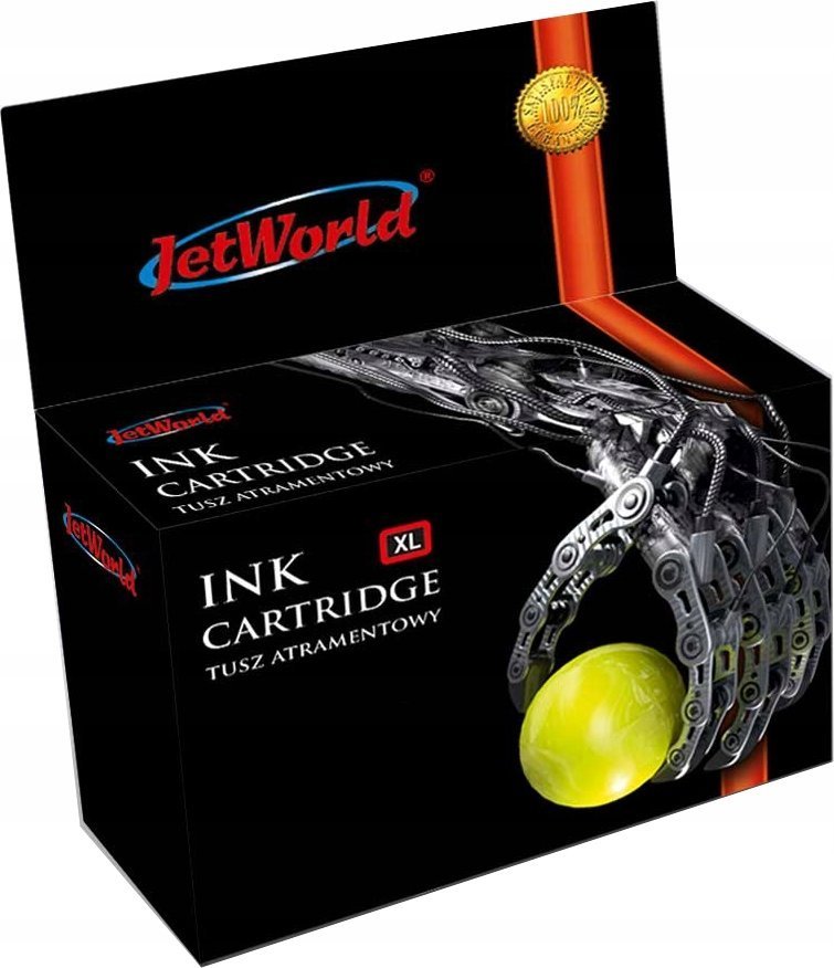 Tusz JetWorld Tusz w butelce Yellow EPSON 108, T09C4 zamiennik C13T09C44A JWI-E108YN
