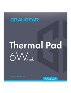 GRAUGEAR G-TMP-6W pasta termoprzewodząca Podkładka termiczna 6 W/m·K G-TMP-6W - Pasty i materiały termoprzewodzące - miniaturka - grafika 1
