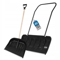 Łopaty do śniegu - ZESTAW: Szeroka łopata ZGARNIACZ + łopata do śniegu SZUFLA - miniaturka - grafika 1