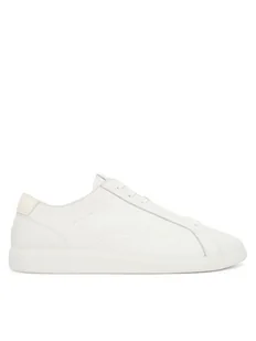 Calvin Klein Jeans Sneakersy Low Profile Cupsole Tmb Lth YM0YM01331 Biały - Sneakersy damskie - miniaturka - grafika 1
