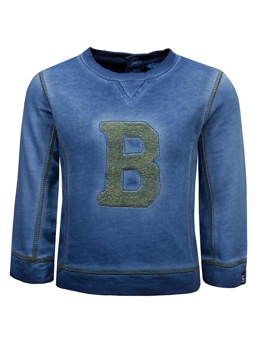 Chłopięca bluza z nadrukiem niebieska Lief r.68