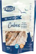 Przysmaki dla kotów - Trixie TRIXIE Przysmak dla kota BE NORDIC Salmon Cubes 50 g - miniaturka - grafika 1