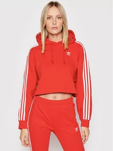 Adidas Bluza adicolor Classics HC2017 Czerwony Relaxed Fit - Bluzy damskie - miniaturka - grafika 1