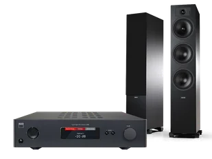 NAD C 368 (czarny) + Tesi 6 (czarny) - Zestawy stereo - miniaturka - grafika 1