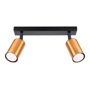 Plafon WINX 2 czarny/miedź SOLLUX LIGHTING - Lampy sufitowe - miniaturka - grafika 1