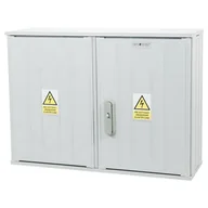 Inne akcesoria elektryczne - Obudowa termoutwardzalna SSTN80x58, bez zamka, głębokość 250, lakierowana, z płytą montażową PMN77x52 - miniaturka - grafika 1