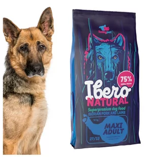 IBERO NATURAL MAXI ADULT PORK LAMB DUŻE OLBRZYM 12kg - Sucha karma dla psów - miniaturka - grafika 1