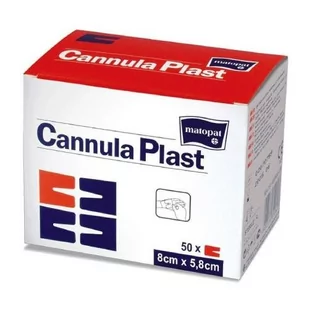 Cannula Plast Cannula opatrunek do mocowania kaniul 8x5,8cm 50 szt. MA-161-MMMM-038 - Apteczki i materiały opatrunkowe - miniaturka - grafika 1
