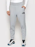 Spodnie sportowe męskie - The North Face Spodnie dresowe Exploration NF0A5G9P Szary Regular Fit - miniaturka - grafika 1