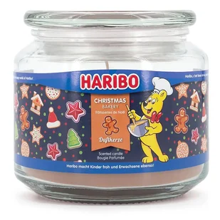 Świąteczna świeca zapachowa w szkle Haribo 300 g - Christmas Bakery - Świece - miniaturka - grafika 1