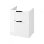 Szafki łazienkowe - Cersanit City szafka 60 cm podumywalkowa wisząca biały połysk S584-017-DSM - miniaturka - grafika 1
