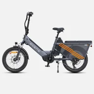 Rowery elektryczne - Rower Elektryczny Engwe Le20 Eu - Silnik 250W Podwójna Bateria 48V38.4Ah Hamulce Hydrauliczne - Szary - miniaturka - grafika 1