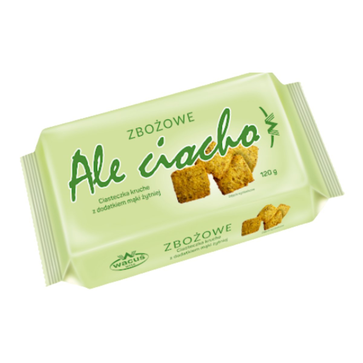 Wacuś Ciasteczka Zbożowe Ale Ciacho Kruche Z Mąką Żytnią 120G 1Szt.