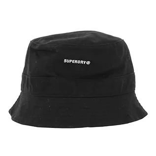 Czapki damskie - Superdry Gwp Code Bucket Hat, Czapka damska, Czarny (Czarny), Rozmiar Uniwersalny, Czarny, rozmiar uniwersalny - grafika 1