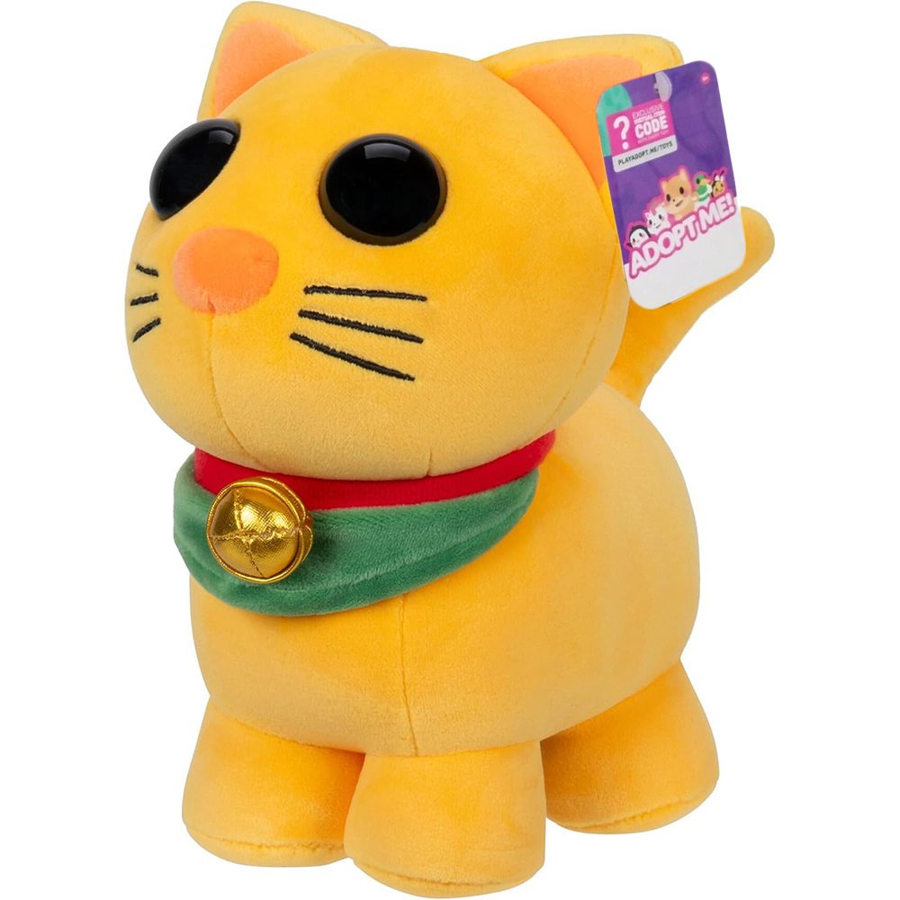 Adopt Me! Kot Maneki Neko Oryginalna Maskotka 19 cm Roblox Żółty Kotek